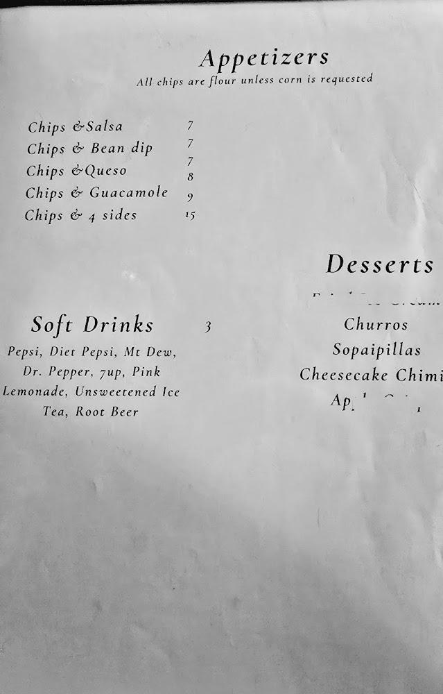 Garcia's Mexican Restaurant Menu image 2